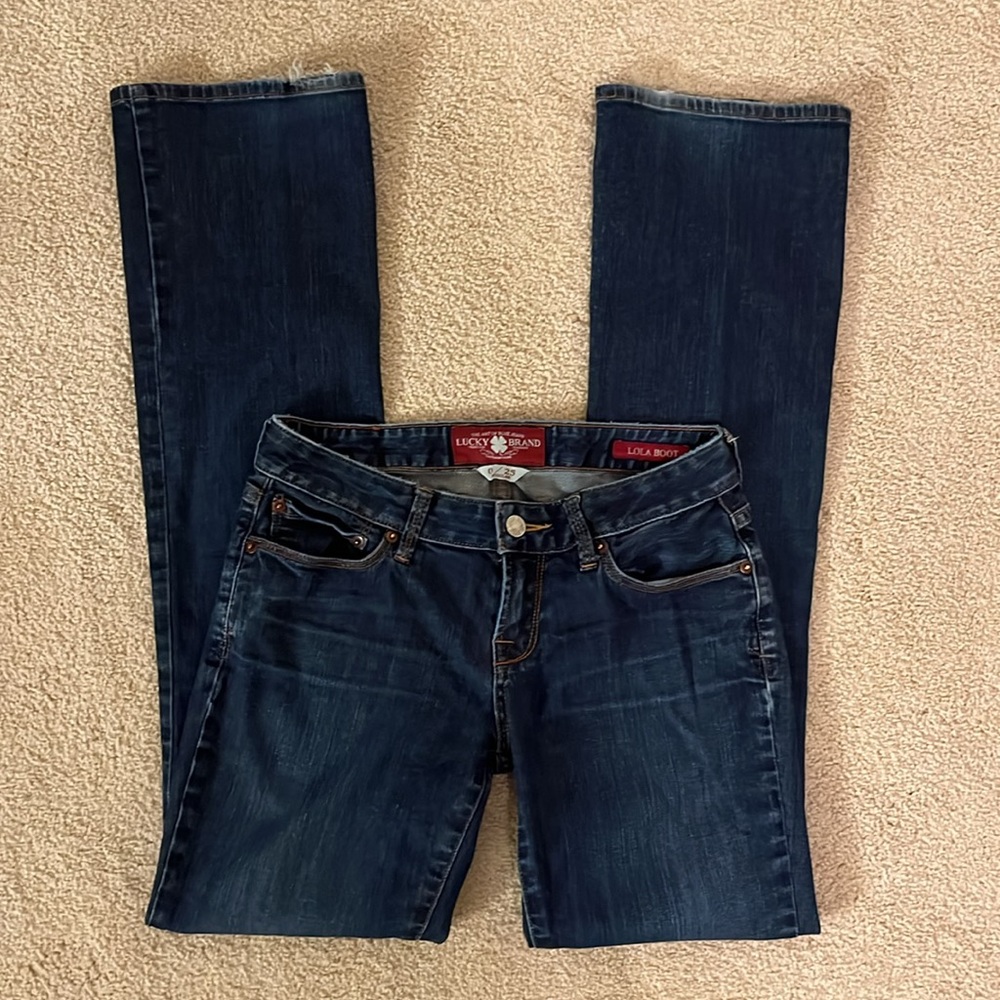 Women's Lucky Brand Lola Boot jeans - Picture 6 of 8